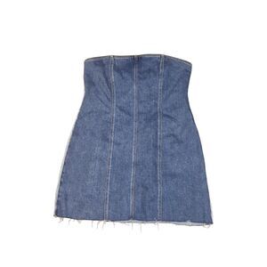H&M Strapless Denim Mini Dress Size XL